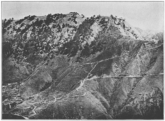 Section of the last long climb from Cervantes to Bontoc