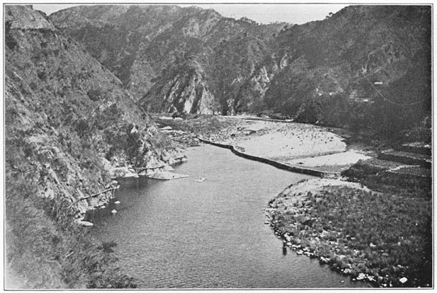 Partial view of Bontoc irrigating works