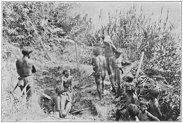 Burial of a beheaded man in Banawi