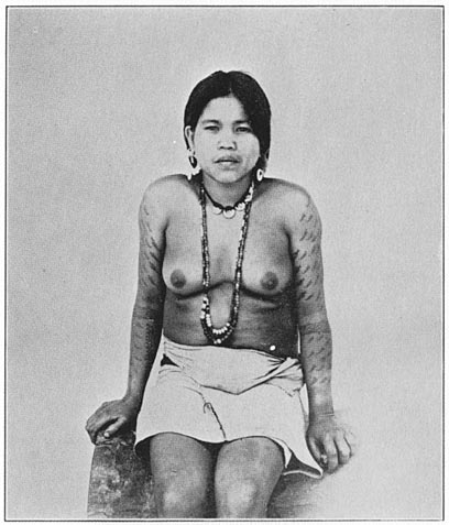 Tattoo of a Banawi woman