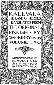 Kalevala, The Land of the Heroes, Volume Two书籍封面
