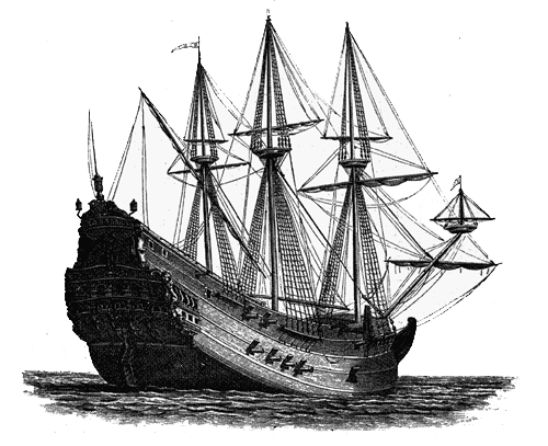 Genoese carrack. 1542.