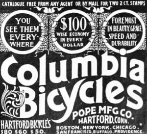 Columbia Bicycles ad