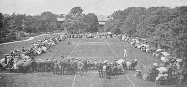 THE NEWPORT TENNIS COURTS.