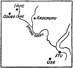 Map of Enyong Creek