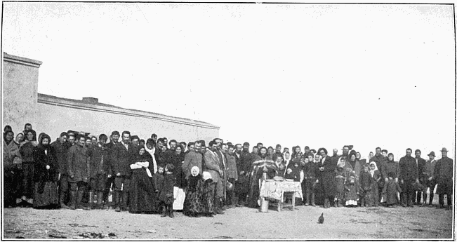 Russian Service at the Atbazar Mine. (See page 178.)