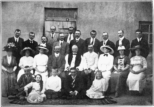 The British Community at Atbazar, Siberia, after Morning Service during the Bishop’s Visit.