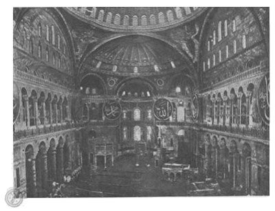 CONSTANTINOPLA—Interior de S.ta Sophia