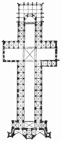 Plan of Peterborough Cathedral