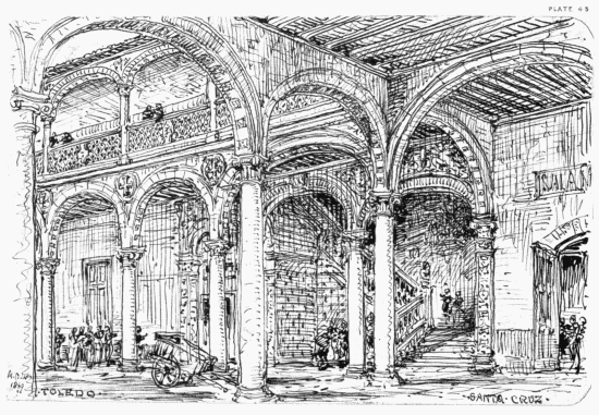 PLATE 45 TOLEDO SANTA CRUZ MDW 1869