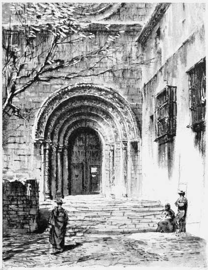 DOORWAY OF SAN PEDRO: GERONA.