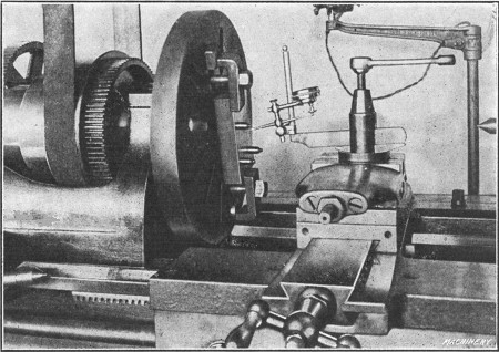 Testing Concentricity of Button with Dial Gage