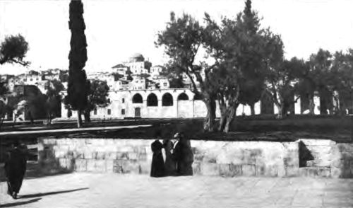 JERUSALEM—ITS BUBBLE-ROOFED HOUSES AND DOMES, ITS CYPRESS AND OLIVE TREES