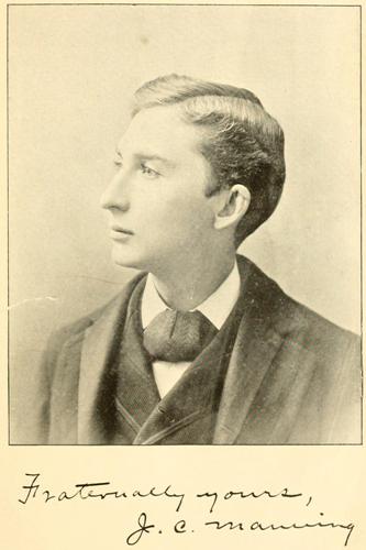 Fraternally yours, J. C. Manning