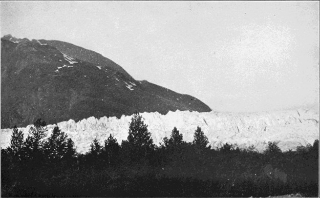 Copyright by E. A. Hegg, Juneau  Courtesy of Webster & Stevens, Seattle  Distant View of Davidson Glacier