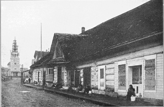 Copyright by E. A. Hegg, Juneau  Courtesy of Webster & Stevens, Seattle  Old Russian Building, Sitka