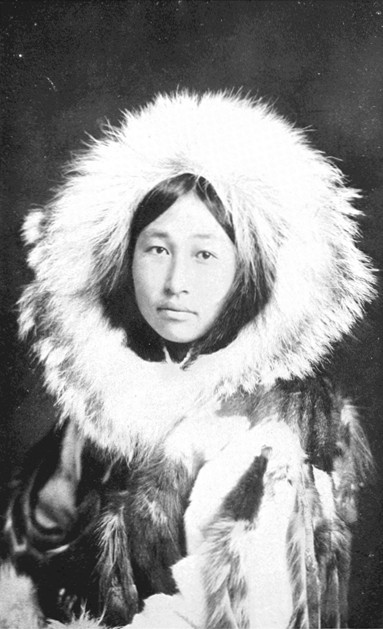 Copyright by F. H. Nowell, Seattle  "Obleuk," an Eskimo Girl in Parka