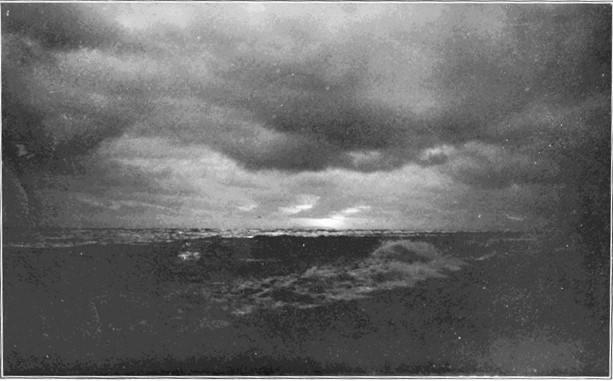 Copyright by E. A. Hegg, Juneau  Courtesy of Webster & Stevens, Seattle  Moonlight on Behring Sea