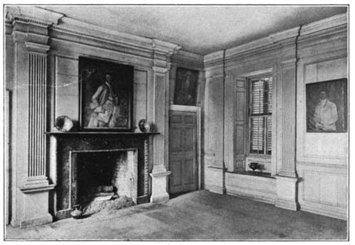 The Parlor, Harewood.  (In which James and Dolly Madison were married.)