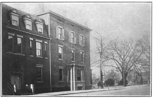 Madison House, Washington, D. C., North View.  Photographed by Samuel M. Brosius.