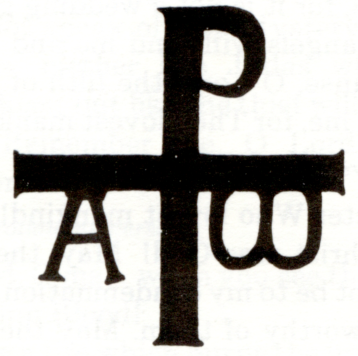 Cross/Alpha-Omega/Chi-Rho Monogram