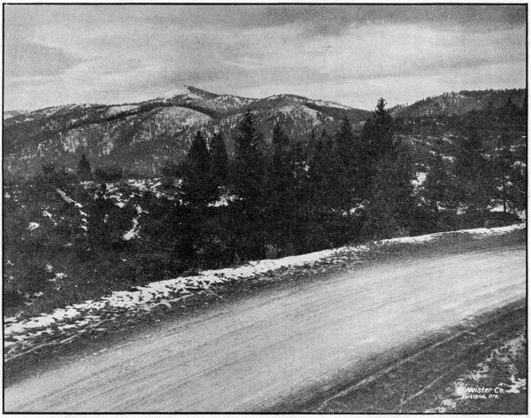 MOUNT ASHLAND FROM THE PACIFIC HIGHWAY IN JACKSON COUNTY. ELEVATION OF HIGHWAY 4,480 FEET