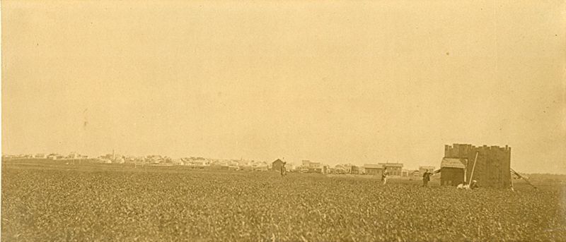 VIEW OF JEFFERSON CITY, IOWA, FROM OBSERVATORY.