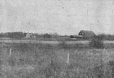 One of the comfortable homes in Western Canada, showing splendid surrounding of trees.