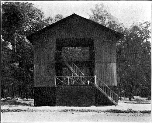 Front View of Double 'Devon' Type of Smoke-House