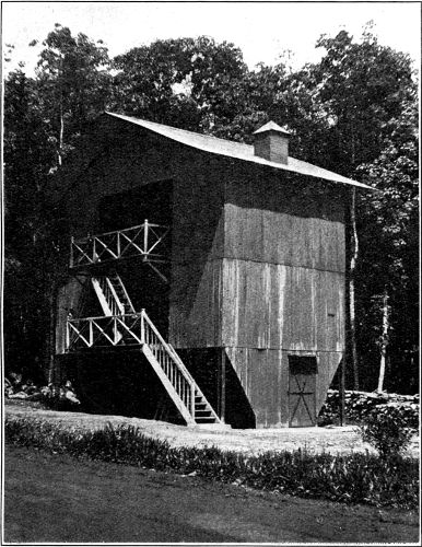 Side View of Double 'Devon' Type of Smoke-House