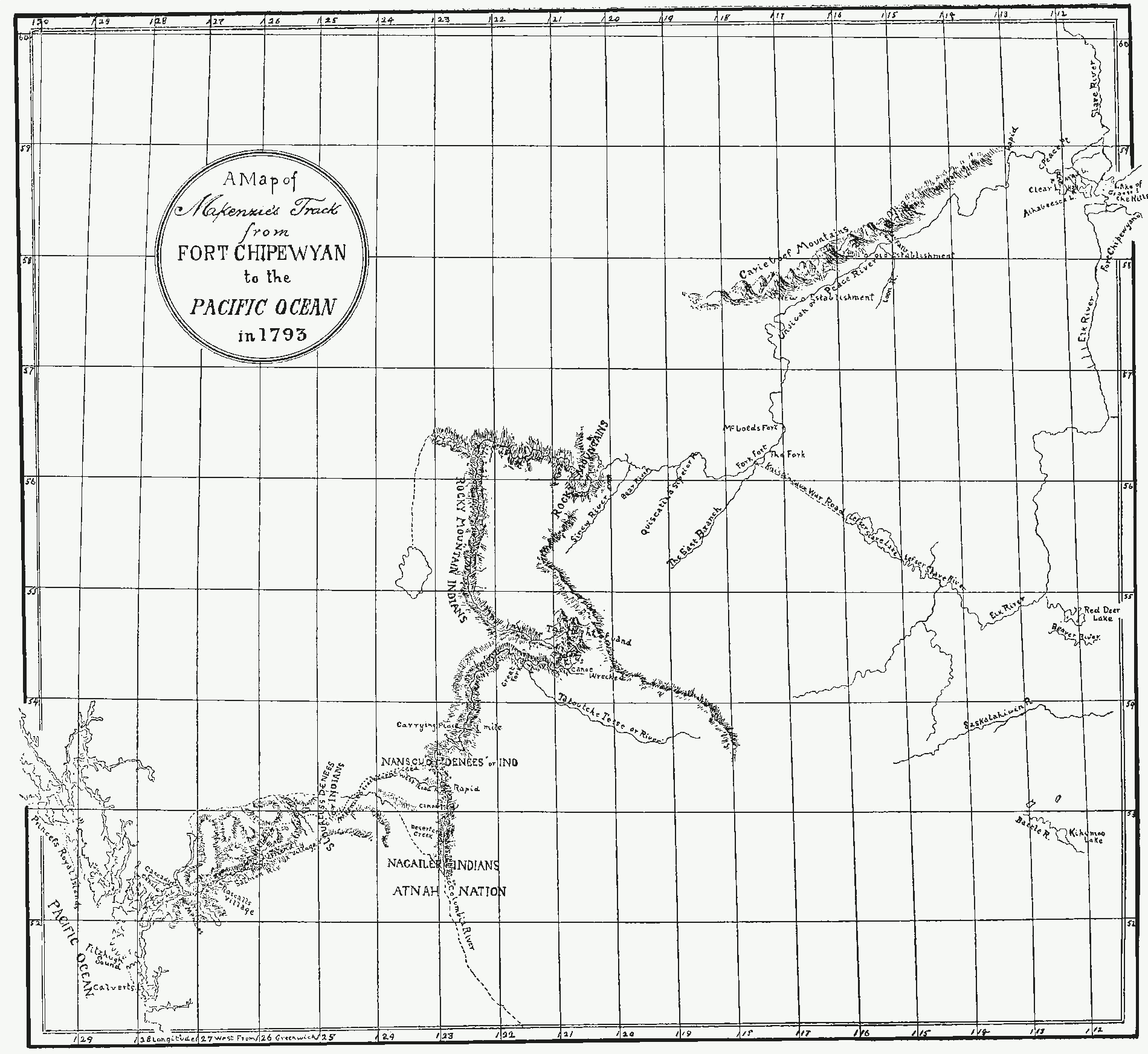 Map of Expedition West