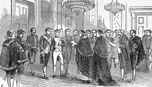 JOSEPH RECEIVING THE ADDRESSES OF THE SPANISH SENATE.