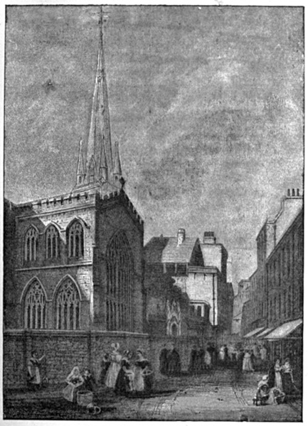 TRINITY CHURCH IN 1803.