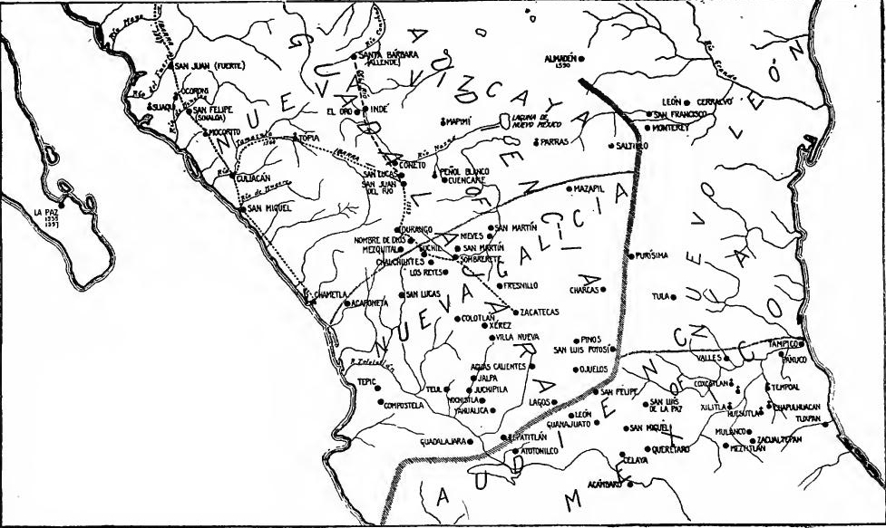 The Advance into Northern Mexico, 1543-1590.