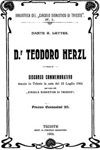 Dr. Teodoro Herzl
书籍封面