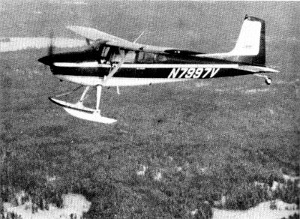 Figure 14.—The tracking aircraft was usually flown at altitudes of 1,500 to 3,000 feet. (Photo courtesy of Dick Shank.)