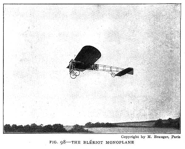 FIG. 98–THE BLÉRIOT MONOPLANE