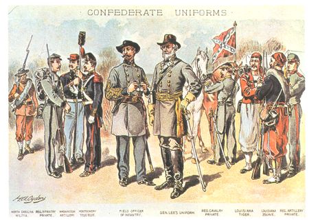 CONFEDERATE UNIFORMS