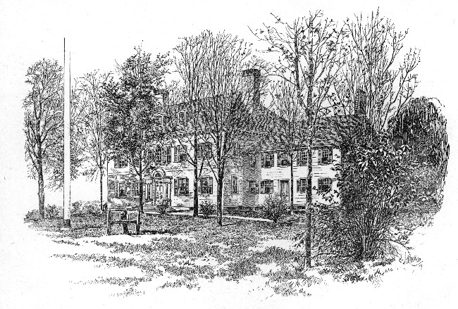 THE WASHINGTON HEADQUARTERS. FROM GARDEN AND FOREST. Copyright 1892, by the GARDEN AND FOREST PUBLISHING CO. 