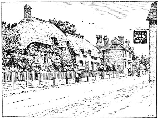 Selborne Street  BY E. H. NEW.  FROM WHITE'S 'SELBORNE.'  BY LEAVE OF MR. LANE.