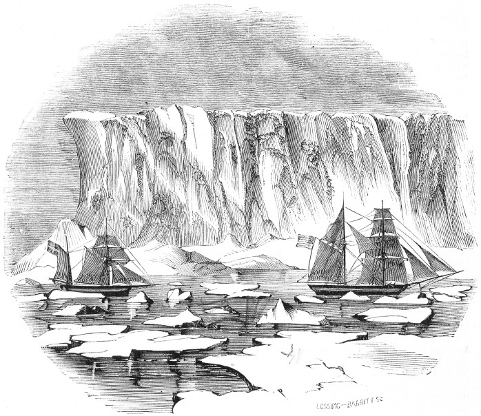 THE ADVANCE LEADING THE PRINCE ALBERT, NEAR LEOPOLD ISLAND.