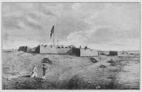 A NORTH-WEST VIEW OF PRINCE OF WALES'S FORT IN HUDSON'S BAY, NORTH AMERICA By Samuel Hearne, 1777