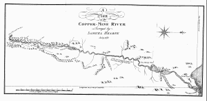 A Plan of the Copper-Mine River Surveyed by Samuel Hearne July 1771