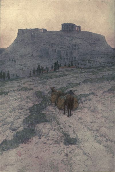 THE ACROPOLIS AT ATHENS, EARLY MORNING