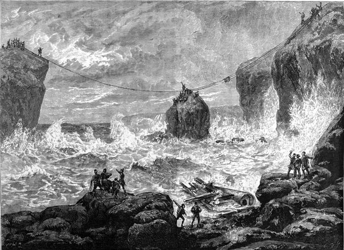 RESCUE OF THE SURVIVORS OF THE “KILLARNEY.”