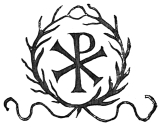 Chrisma, ou monogramme du Christ.