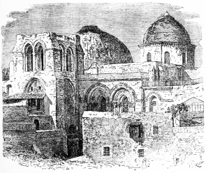 L'église du Saint-Sépulcre, à Jérusalem.