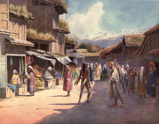 A SRINAGAR BAZAAR