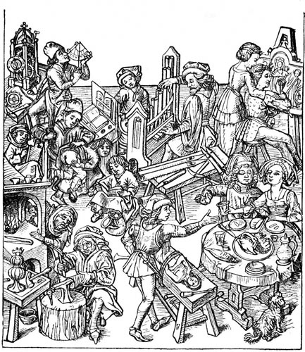 MIDDLE-CLASS OCCUPATIONS IN THE FIFTEENTH CENTURY.
