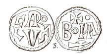COIN OF CHARLEMAGNE.